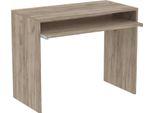 Milanihome.It - Scrivania Di Design Per Studio Con Porta Tastiera 90X45X74 Hdi Colorerovere Grigio