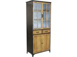 Milanihome.It - Credenza Industrial Cm 78,5X41,5X175 Hdi Coloremarrone