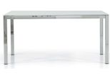 Milanihome.It - Tavolo Da Pranzo Moderno Di Design Allungabile In Vetro 90X160/210/260Di Coloretrasparente