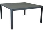 Milanihome.It - Tavolo Da Giardino In Alluminio Allungabile 100/150 X 150 Cm Di Design Per Esterno Giardino Cm 100/150 X 150 X 75 Hdi Coloreantracite
