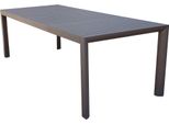 Milanihome.It - Tavolo Da Giardino Allungabile In Alluminio Antiruggine 225/300X100Di Coloretaupe