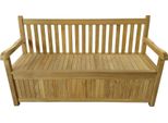 Milani Home - Panca Contenitore In Teak Cm 160 L X 64 P X 92 Hdi Coloremarrone Chiaro