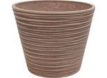 Milanihome.It - Vaso Per Piante Da Esterno Interno Di Design In Fibra Sintetica Resistentedi Coloretaupe