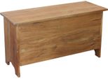 Milani Home - Baule In Legno Riciclato Cm 95 L X 38 P X 51 Hdi Coloremarrone