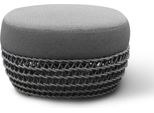 Milanihome.It - Pouf Da Esterno In Alluminio E Corda Di Design Per Esterno Giardino Cm 63 L X 63 P X 36 Hdi Coloregrigio