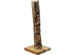 Milani Home - Porta Bottiglie In Legno Di Teak Cm 30 L X 30 P X 80 Hdi Coloremarrone
