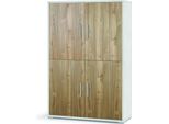 Milanihome.It - Credenza Moderna Per Soggiorno Di Design Moderno Cm 108 L X 41 P X 161 Hdi Coloremarrone