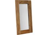 Milani Home - Specchio In Legno Di Mogano Cm 50 L X 3 P X 90 Hdi Coloremarrone