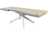 Milanihome.It - Tavolo Da Pranzo Allungabile Di Design Cm 90 L X 160 P X 75 Hdi Coloreecrù