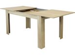 Milanihome.It - Tavolo Da Pranzo Allungabile Di Design Cm 90 L X 140 P X 78 Hdi Coloremarrone Chiaro