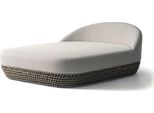 Milanihome.It - Divano Letto Da Esterno In Alluminio E Corda Di Design Per Esterno Giardino Cm 153 L X 203 P X 72 Hdi Colorebeige