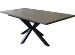 Milanihome.It - Tavolo Da Pranzo Allungabile Di Design Cm 90 L X 160 P X 75 Hdi Coloreantracite