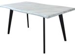 Milanihome.It - Tavolo Da Pranzo Fisso Di Design Cm 90 L X 160 P X 75 Hdi Coloregrigio Chiaro