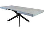 Milanihome.It - Tavolo Da Pranzo Allungabile Di Design Cm 90 L X 160 P X 75 Hdi Coloregrigio