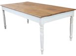 Milani Home - Tavolo Da Pranzo Fisso Cm 200 L X 100 P X 77 Hdi Coloremarrone