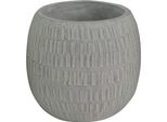 Milanihome.It - Vaso In Fibra Sintetica Di Design Moderno Industrial Cm 23 X 23 X 19 Hdi Coloregrigio