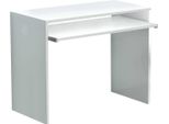 Milanihome.It - Scrivania Di Design Per Studio Con Porta Tastiera 90X45X74 Hdi Colorebianco