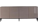 Credenza Credenza Di Design In Legno Scaffale Beige Mobili Cassettiera Di Alta Qualità