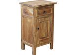 Milani Home - Mobiletto In Legno Di Mogano Cm 43 L X 33 P X 70 Hdi Coloremarrone