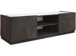 Milanihome.It - Porta Tv Moderno Di Design Moderno Industrial Cm 160 X 45 X 45 Hdi Coloreantracite