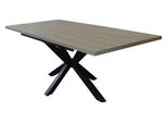 Milanihome.It - Tavolo Da Pranzo Allungabile Di Design Cm 90 L X 160 P X 75 Hdi Coloregrigio Scuro