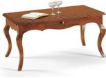 Milanihome.It - Tavolino In Legno Massello 107X59X50Di Coloretinta Noce