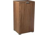 Milanihome.It - Armadietto Un Anta Per Soggiorno Cucina Bagno Fatto In Italia Cm 45X38X85 Hdi Coloremarrone