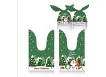 Inf Sacchetti Di Natale Design Slitta 14X23Cm (Confezione Da 50) - Regalo Festivo