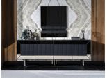 Credenza Credenza Con Specchio Gruppo Cassettiera Legno Di Alta Qualità Grigio Sala Da Pranzo