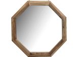 Milanihome.It - Specchio Di Design Moderno In Legno Di Pino Riciclato Massiccio Stile Moderno Vintagedi Coloremarrone