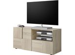 Milanihome.It - Porta Tv Moderno Di Design Moderno Industrial Cm 122 X 57 X 43 Hdi Coloremarrone
