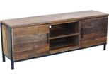 Milanihome.It - Porta Tv Moderno In Legno Di Design Moderno Per Salotto Cucina Sala Da Pranzo Cm 150X40X55 Hdi Coloremarrone