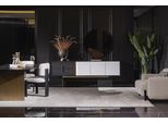 Set Gruppo Credenza Cassettiera Specchio Legno Sala Da Pranzo Moderna Esclusiva