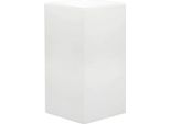 Milanihome.It - Vaso Luminoso Per Esterno Giardino Con Luce Bianca Cm 40 X 40 X 80 Hdi Colorebianco