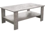 Milanihome.It - Tavolino Da Salotto Moderno Cm 100X55X41 Hdi Colorecemento