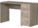 Milanihome.It - Scrivania Di Design Per Studio Con Cassetti 120X50X70 Hdi Colorerovere Grigio