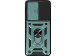 Avizar, Cover Oppo A5 Supporto Ad Anello E Fotocamera Scorrevole Antiurto Robusta, Verde