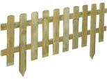 Milanihome.It - Recinto Inglese Da Giardino In Legno Di Pino Impregnato In Autoclave 110X3,2X28/45Di Coloremarrone
