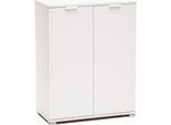 Milanihome.It - Armadietto 2 Ante Per Soggiorno Cucina Bagno Fatto In Italia Cm 60X38X85 Hdi Colorebianco