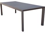 Milanihome.It - Tavolo Da Giardino Allungabile In Alluminio Antiruggine 135/180X70Di Coloretaupe