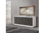 Milanihome.It - Specchio Moderno Rettangolare Di Design Moderno Industrial Cm 170 X 67Di Coloreoro