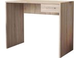 Milanihome.It - Scrivania Di Design Per Studio Con Cassetto 90X45X74 Hdi Coloremarrone