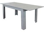 Milanihome.It - Tavolo Da Pranzo Allungabile Di Design Cm 90 L X 140 P X 78 Hdi Coloregrigio