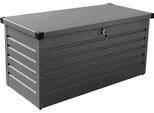 Milanihome.It - Baule Da Giardino In Alluminio Di Design Per Esterno Giardino Cm 130 L X 61 P X 63 Hdi Coloreantracite
