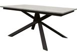 Milanihome.It - Tavolo Da Pranzo Allungabile Di Design Moderno Industrial Cm 80 X 120/160 X 77 Hdi Colorecemento
