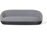 Milanihome.It - Divano Da Esterno In Alluminio E Corda Di Design Per Esterno Giardino Cm 220 L X 91 P X 71 Hdi Coloregrigio