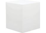 Milanihome.It - Cubo Luminoso Per Esterno Giardino Con Luce Bianca Cm 40 X 40 X 40 Hdi Colorebianco