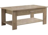 Milanihome.It - Tavolino Da Salotto Moderno Cm 110X60X44 Hdi Colorerovere Grigio