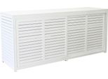 Milanihome.It - Madia Da Giardino In Alluminio Di Design Per Esterno Giardino Cm 200 L X 60 P X 90 Hdi Colorebianco