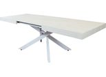 Milanihome.It - Tavolo Da Pranzo Allungabile Di Design Cm 90 L X 160 P X 75 Hdi Colorebianco